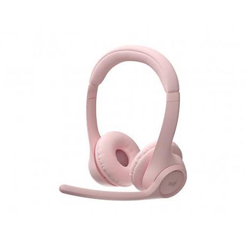 Logitech 981-001412 Zone Vibe 300 Kafabantl� Pembe Kablosuz Mikrofonlu Kulakl�k