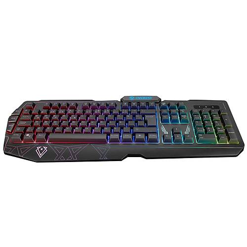 Everest KB-GX61 FORMULA USB Q TR RGB Ayd�nlatmal� 3 Makro Tu�lu Bilek Destekli Kablolu Klavye
