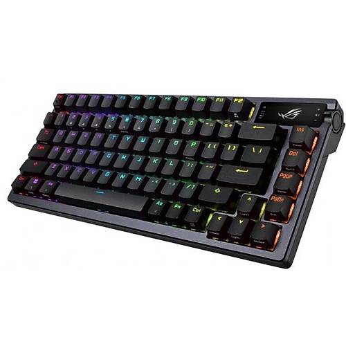 Asus ROG AZOTH/NX RED/PBT/UK Q ENG Gasket Monut 3 3 Mod Ba�lant�l� Oyuncu Klavyesi