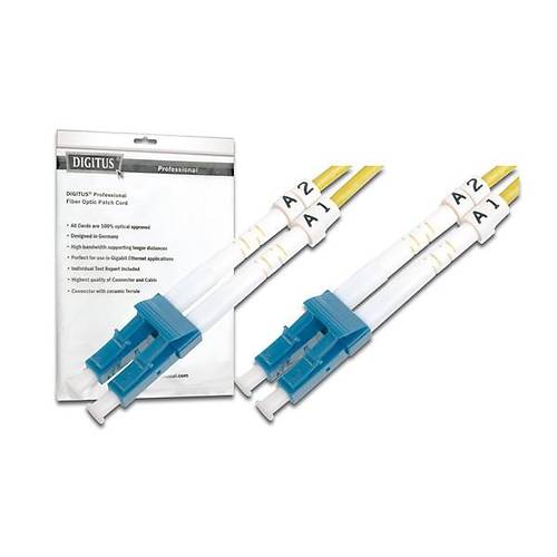 Digitus DK-2933-20 20 Mt LC-LC 09/125 Singlemode Duplex Fiber Patch Kablo