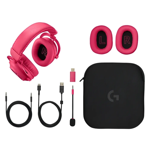 Logitech 981-001275 G PRO X 2 LIGHTSPEED Bluetooth K�rm�z� Kablosuz Kulakl�k
