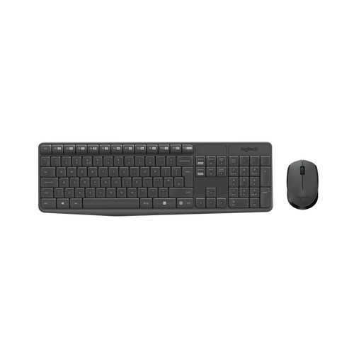 Logitech 920-007948 MK235 Rus�a Kablosuz Siyah Klavye Mouse Set
