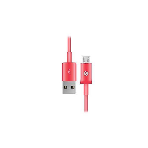 S-Link SMG-140 1 Mt USB to micro USB 2.1A Pembe Data arj Kablosu