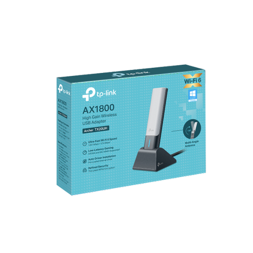 Tp-Link ARCHER TX20UH AX1800 Dual Band Wi-Fi 6 WPA3 USB 3.0 Kablosuz A Adaptr