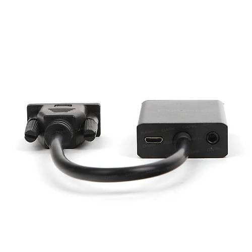 Dark DK-HD-AVGAXHDMI2 Analog VGA Ses Dijital to HDMI Erkek-Di�i Aktif D�n��t�r�c� Adapt�r