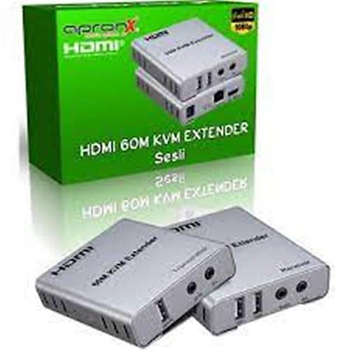 Apronx APX-120M 120 Mt HDMI to RJ45 4K KVM HDMI Mesafe Uzat�c�