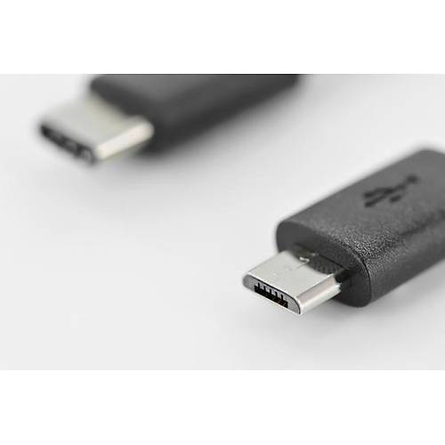 Digitus AK-300137-018-S 1.8 Mt USB 3.1 Type C to micro USB B Erkek-Erkek AWG24/28 2xz�rhl� USB Kablo