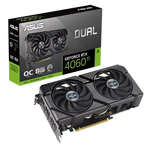 Asus DUAL-RTX4060TI-O8G-EVO 8 GB GDDR6 GeForce RTX 4060 Ti OC 128 Bit NVIDIA Ekran Kart