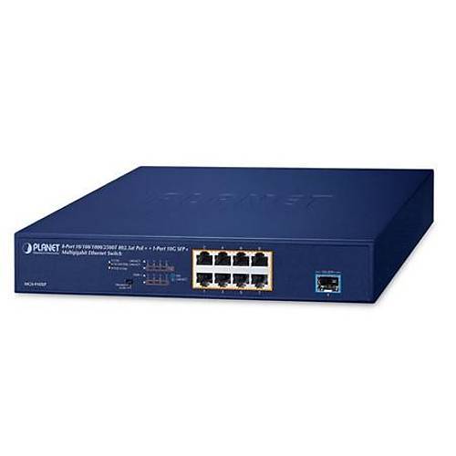 Planet PL-MGS-910XP 8 Port Gigabit 1 Port 10G SFp+ MultiGigabit 120W PoE Switch
