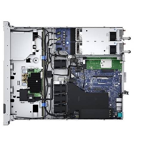 Dell PER350SPL3 R250 Xeon E 2314 2.8Ghz 16GB 480GB SSD 2x700W H355 Rack Mount Sunucu
