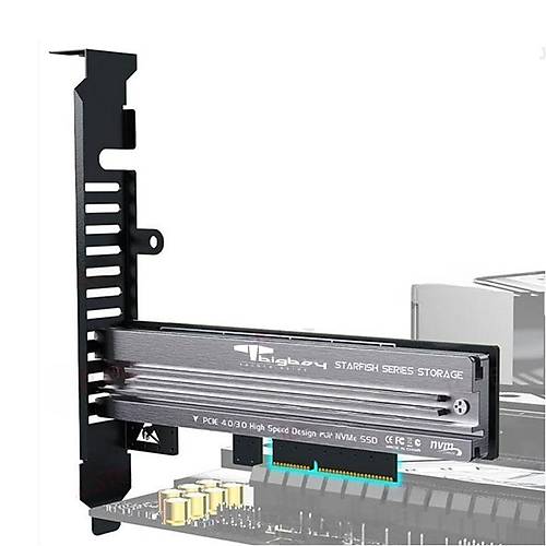 Bigboy BTC-M2G4PE4S PCIe 4.0x4  M.2 x16 to 1xNVMe Soutuculu evirici nite