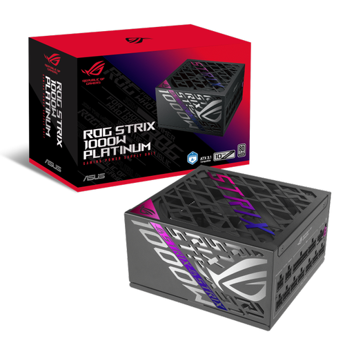 Asus ROG-STRIX-1000P 1000W 80 Plus Platinum 12cm Fanl� Tam Mod�ler ATX 3.1 GaN Power Supply
