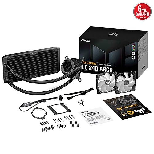 Asus TUF GAMING LC II 240 ARGB 2x12cm ARGB Fanl� INTEL-AMD S�v� Sa�utmal� ��lemci Fan�