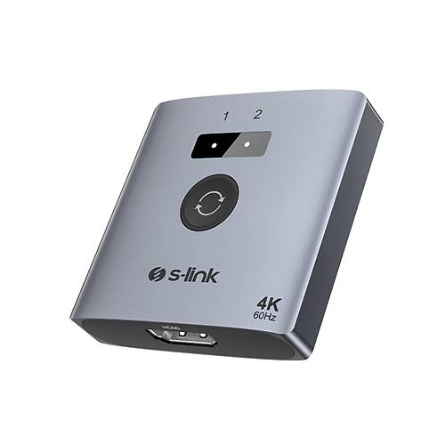 S-Link SL-LU602C 1xHDMI 2xHDMI Type C HDMI to HDMI 4K 60Hz �ift Y�nl� HDMI Switch