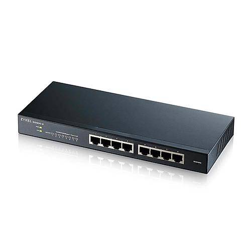 Zyxel GS1900-8-EU0102F V2 8 Port Gigabit L2 Y�netilebilir Switch