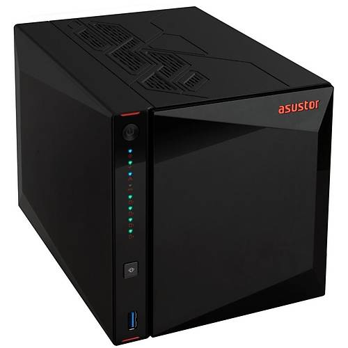 Asustor AS5404T Intel N5105 4GB DDR4 2x2.5Gbe 2 Yuval 4xM.2 4 Yuval NAS A Depolama Aygt