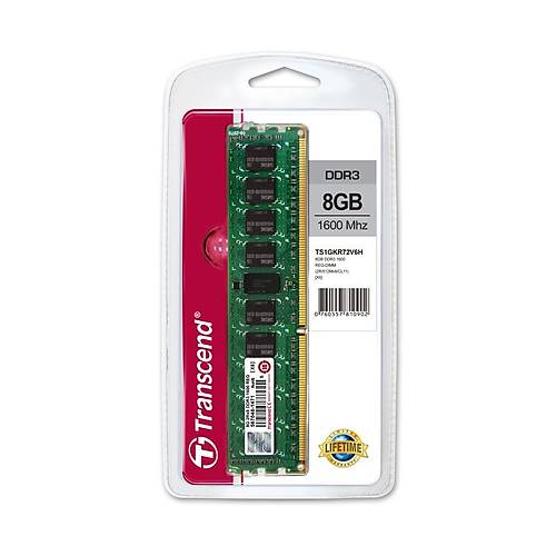 Transcend TS1GKR72V6H 8 GB DDR3 1600MHZ 2Rx8 CL11 ECC Sunucu Bellek