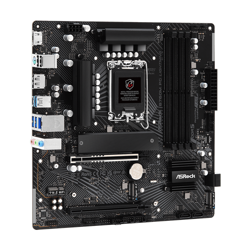 Asrock 23-33407 B760M PG LIGHTNING Sc-1700 B760 DDR5 7200Mhz 3xM.2 2.5Gbit mATX INTEL Anakart