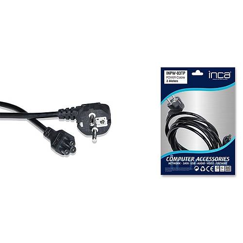 Inca INPW-03TP 3 Mt 3x075mm Yonca L Notebook Power Kablosu