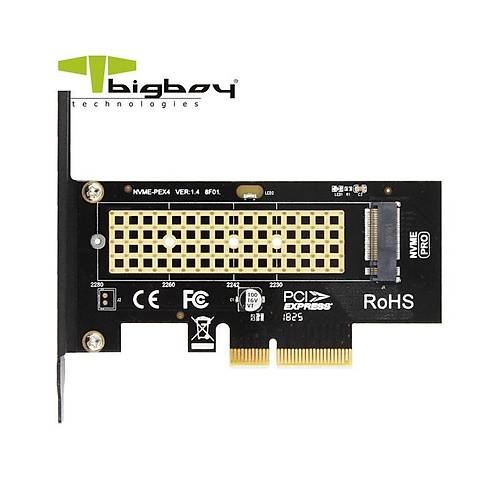 Bigboy BTC-PEM2NVNGFL PCIe 3 X 4 M2 X4 M Key evirici nitesi
