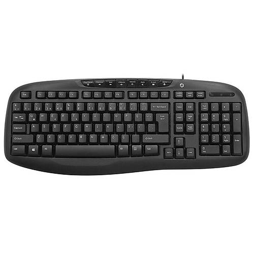Frisby FK-4820QU USB Q TR Multimedia Siyah Kablolu Klavye