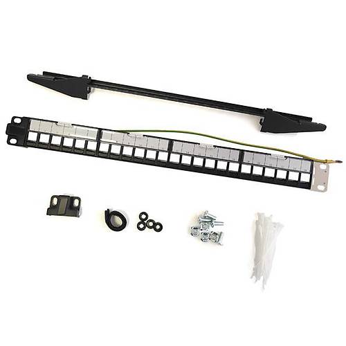 Beek BN-PP-M24S-LB 24 Port 1U Z�rhl� Bo� Patch Panel