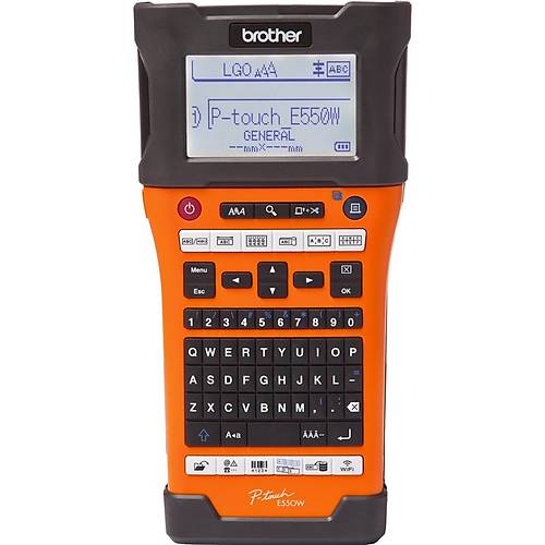 Brother PT-E550WVP USB 180Dpi 30mm/s 24mm TZE Serisi El Tipi Etiket Yazc