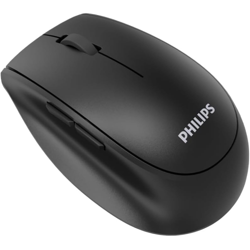 Philips SPK7627B 1600Dpi 5 Tu�lu 2.4Ghz Bluetooth Siyah �arj Edilebilir Kablosuz Mouse