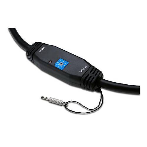 Digitus AK-330105-400-S 40 Mt HDMI to HDMI Erkek-Erkek 1080p v1.3 2x Zrhl Amplifikatrl Kablo