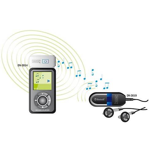 Digitus DN-3019 Kulak i�i �arj Edilebilir Bluetooth Mikrofonlu Kulakl�k