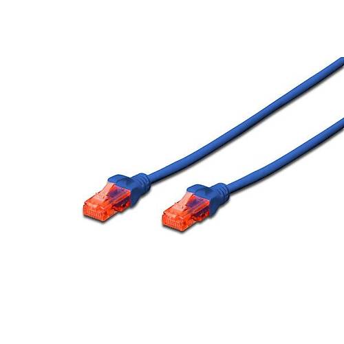Digitus DK-1617-0025/B 0,25 Mt CAT6 AWG26/7 LSZH Utp Mavi Patch Cord Kablo