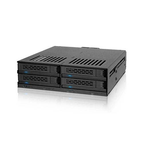 Icy Dock MB324SP-B Expresscage 2.5 inch x 4 Yuva 5.25 inch Disk evirici