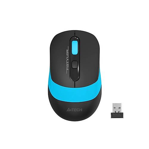 A4 Tech FG10 2000 Dpi 4 Tulu Mavi Siyah Kablosuz Optik Mouse
