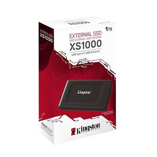Kingston SXS1000/1000G 1 TB XS1000 mini Usb 3.2 Gen 2 Siyah SSD Harici Harddisk