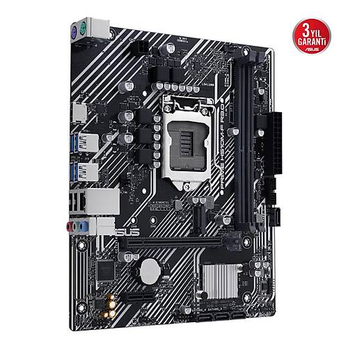 Asus PRIME H510M-F R3.0 Sc-1200 H510 DDR4 3200Mhz M2 mATX INTEL Anakart