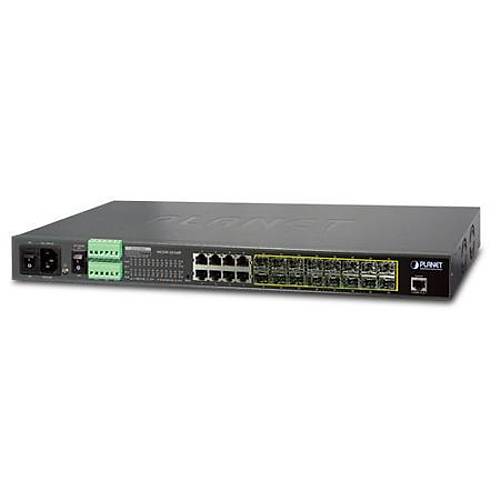 Planet PL-MGSW-24160F 16 Port 1000BAse-X 8 1000Basae-T L2 Ynetilebilir Metro Switch