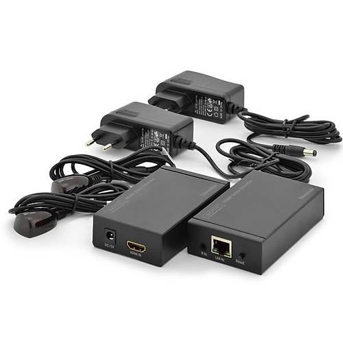Digitus DS-55120 120 Mt RJ45 to HDMI 3D 1080p Al�c�-Verici HDMI Sinyal