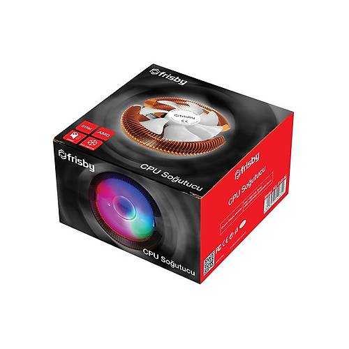 Frisby FCL-F1314C 9.2cm RGB Fanl� AMD-INTEL ��lemci So�utucusu
