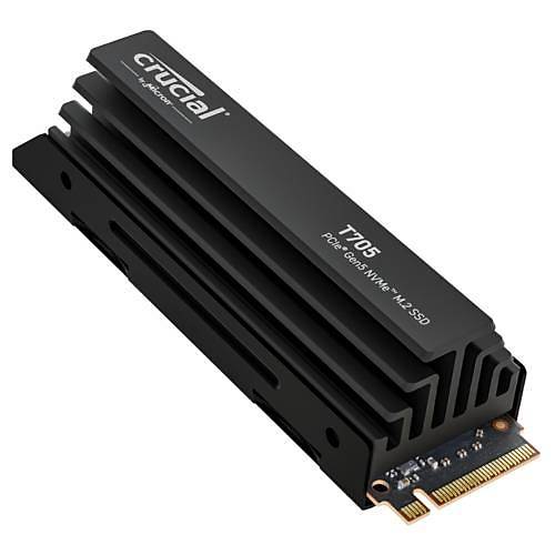 Crucial CT1000T705SSD5 T705 1 TB 13600-10200 PCIe NVMe Gen5 M.2 22x80 SSD Harddisk