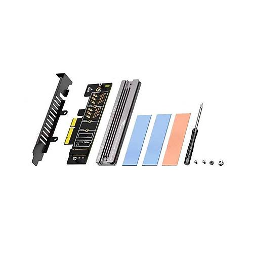 Bigboy BTC-M2G4PE4S PCIe 4.0x4  M.2 x16 to 1xNVMe Soğutuculu Çevirici Ünite