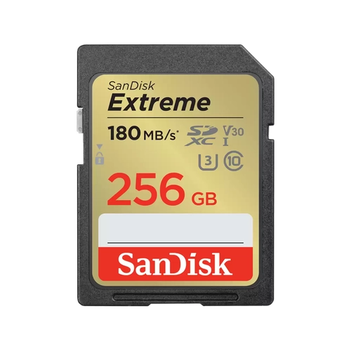 Sandisk SDSDXVV-256G-GNCIN 256 GB Extreme Pro 180Mb/s UHS-I U3 A10 SDXC SD Haf�za Kart�