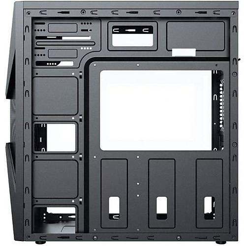 PowerBoost VK-G3621C PSU YOK 3x12cm RGB Fanl� Mid Tower Siyah Oyuncu Kasas�