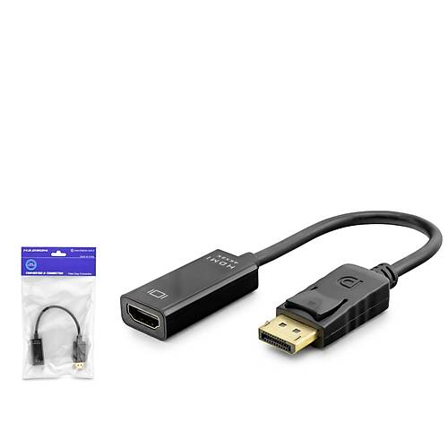 Hadron HDX7823 DIPLAY PORT to HDMI 4K 30HZ Erkek-Di�i D�n��t�r�c� Adapt�r