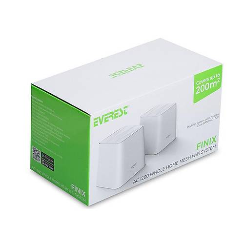 Everest FINIX MW3-2P 2 Port Gigabit AC1200 Dual Bant 2 li Paket Messh Access Point
