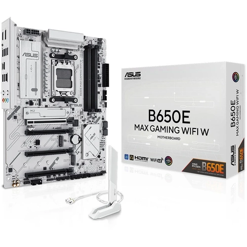 Asus B650E MAX GAMING WIFI W Sc-Am5 B650 DDR5 8000Mhz 3xM2 Wifi 6E 2.5Gbit eATX AMD Anakart