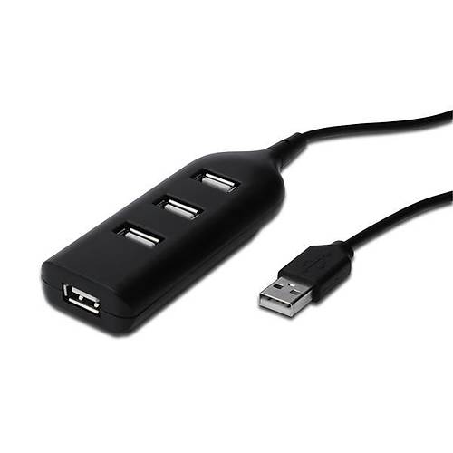 Digitus AB-50001-1 4 USB 2.0 to Port USB 2.0 Plastik USB 2.0 oklayc Hub