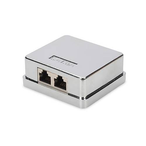 Digitus DN-93713 Cat6 2 li Sva st Zrhl Kutu Keystone Modl Dahil