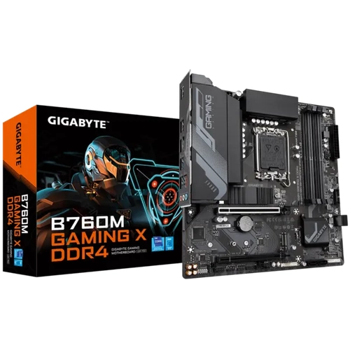 Gigabyte B760M GAMING X DDR4 Sc-1700 B760 DDR4 5333Mhz 2xM2 2.5Gbe mATX INTEL Anakart