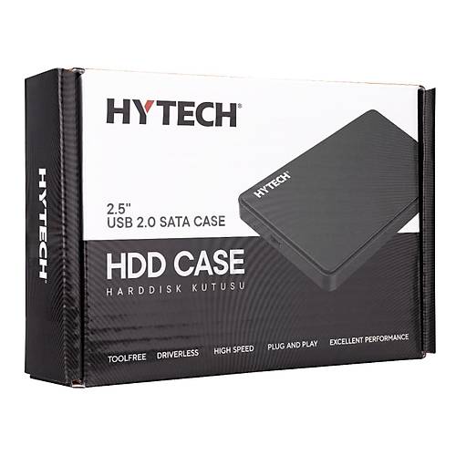 Hytech HY-HDC21 USB 2.0 to SATA 2.5 inch Siyah Harici Harddisk Kutusu
