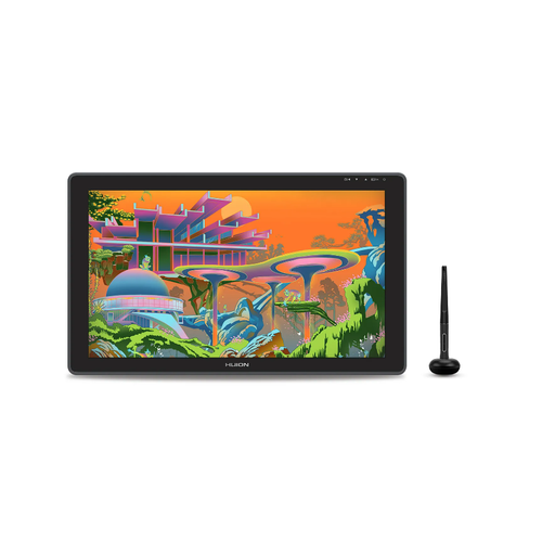 Huion HUGS2201 22 inchy Kamwas IPS Panel 8192 Kademe Basn Has 120% 5080LPI znrlkl Grafik Tablet